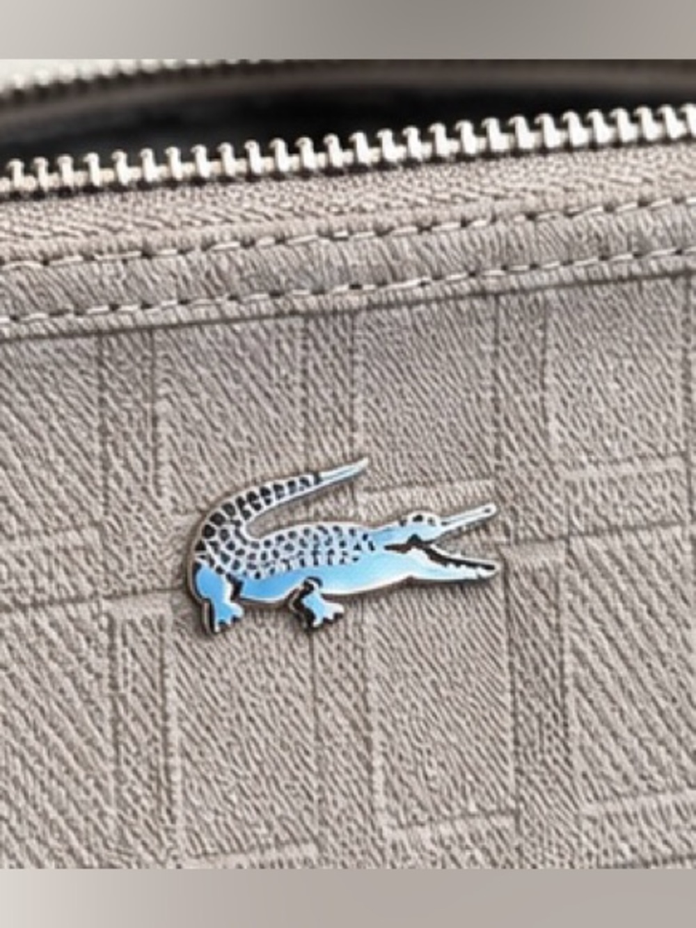 Lacoste Small Crossbody Bag - Taupe Gray - Picture 2 of 4